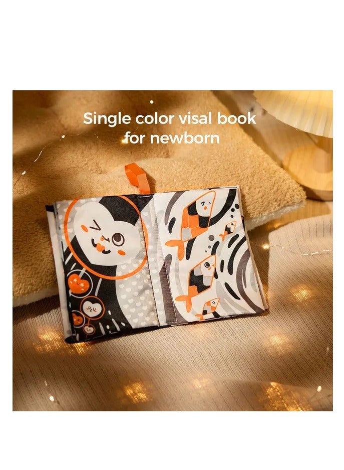 توما كيدز كتاب قماشي للأطفال بأشكال من توماما - باللونين الأبيض والأسود - Image 3