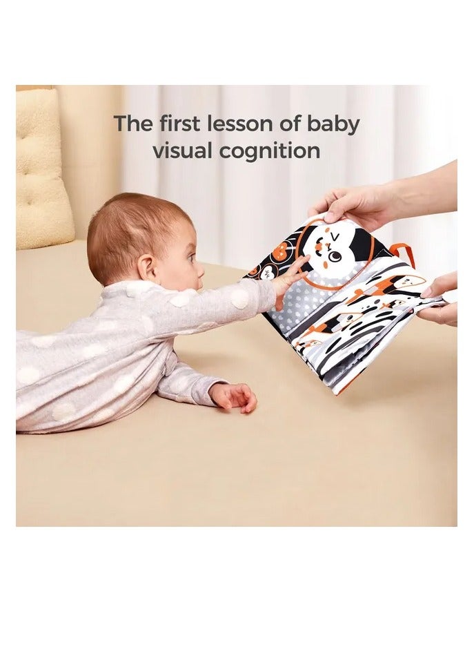 توما كيدز كتاب قماشي للأطفال بأشكال من توماما - باللونين الأبيض والأسود - Image 4