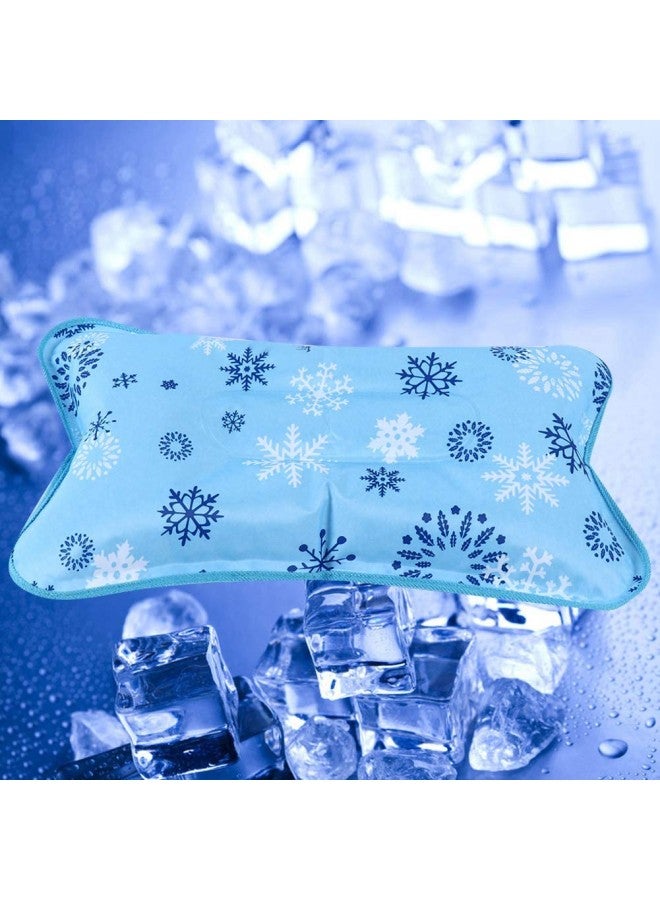 klarako Cooling Pillow, Cool Neck Pillow, Multi Functional Children Adult Waterproof Ice Cooling Cushion Water Pillow Reversible Cool Gel Pillow for Student Office Car Home Travel - Image 2