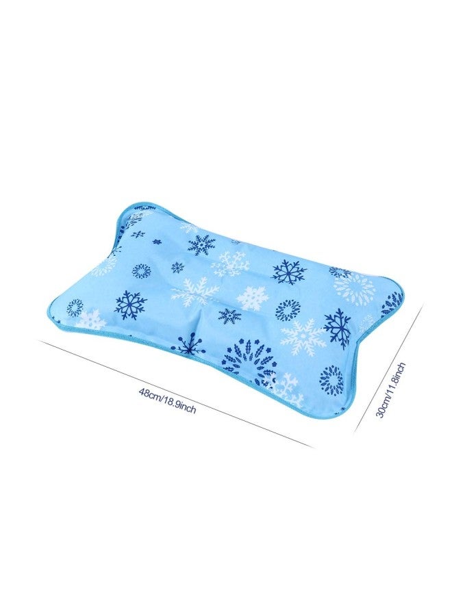 klarako Cooling Pillow, Cool Neck Pillow, Multi Functional Children Adult Waterproof Ice Cooling Cushion Water Pillow Reversible Cool Gel Pillow for Student Office Car Home Travel - Image 5