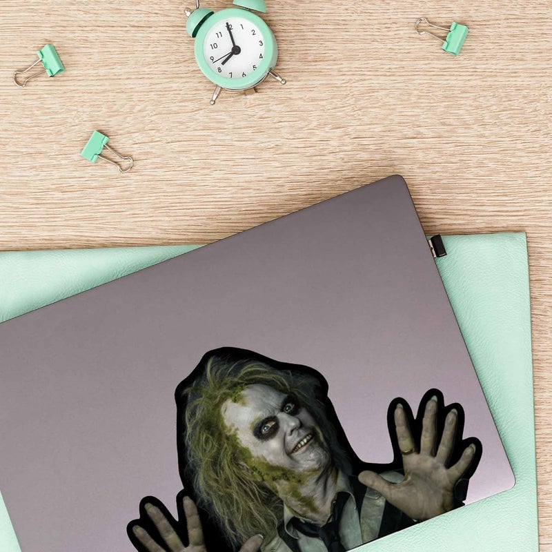 أوبن رود براندز ملصق فينيل لاصق لـ "بيتلجوس" بيك-أ-بو - ملصق بيتلجوس مخيف للسيارة أو المرآب أو النافذة طرق تركيب مختلفة - Image 5