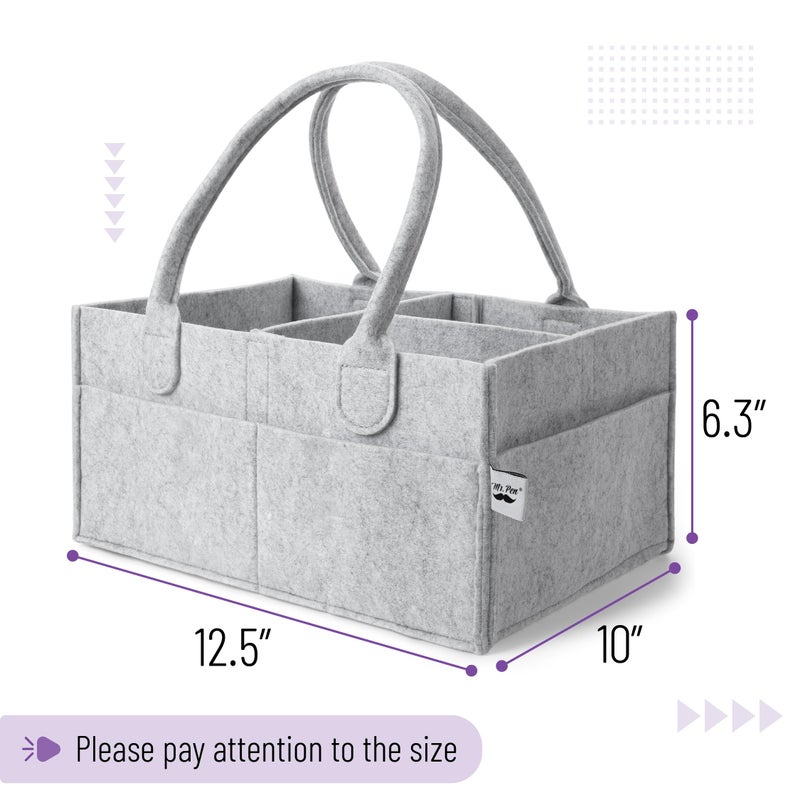 Mr. Pen- Baby Diaper Caddy Organizer, Car Caddy, Portable Organizer for Changing Table, Nursery - Image 2