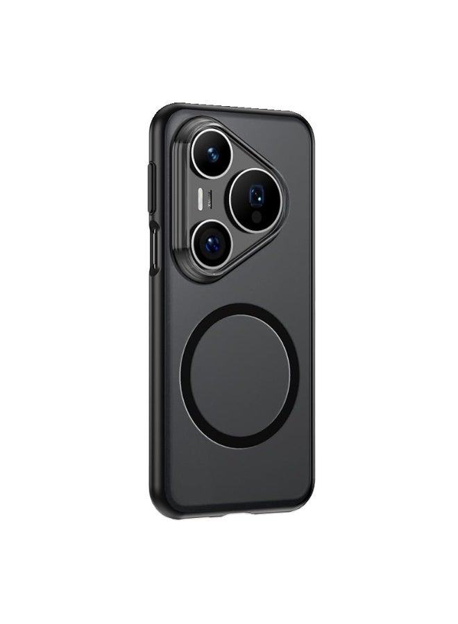 general Magnetic Transparency Case Compatible with Huawei Pura 80 Ultra Cover with Wireless Charging, Four Corner Airbag Anti Drop Shell Cover for Huawei Pura 80 Ultra - Image 1