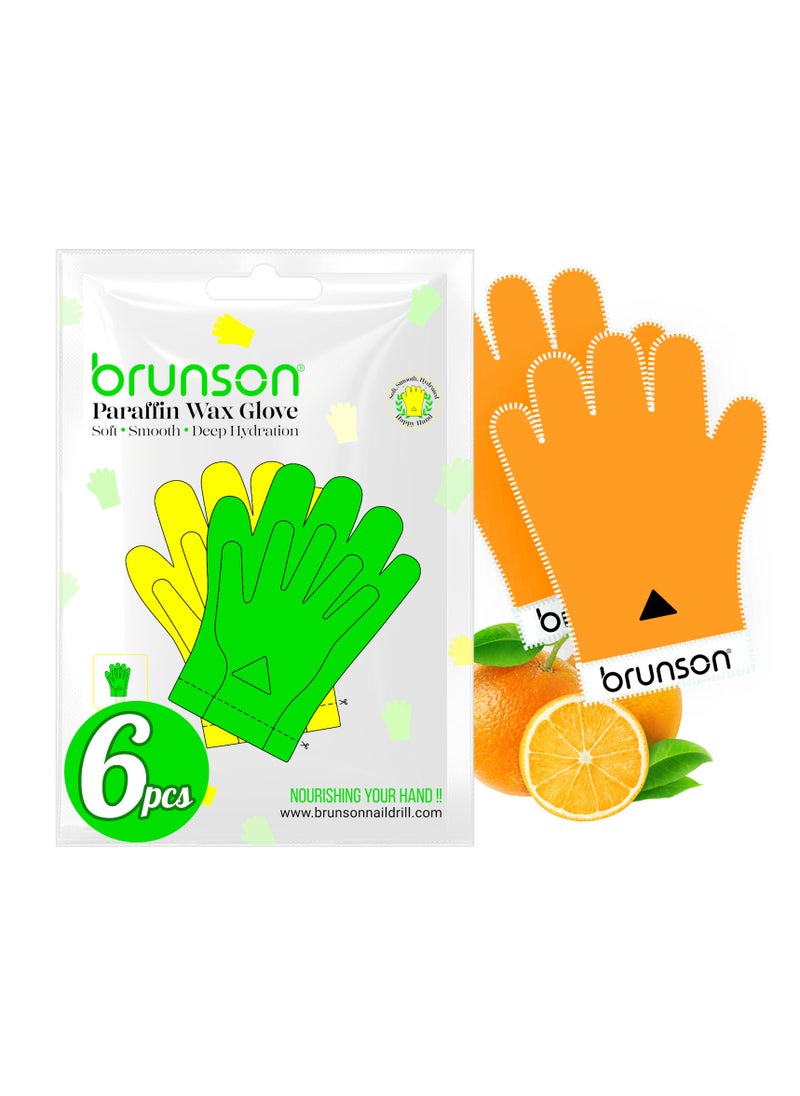 brunson - Paraffin Wax Gloves for Hand Manicure Nourishing Gloves Paraffin Wax For Moisturizing Hydrating Hands Scented Disposable Microwaveable Thermal Therapy Soft Smooth Deeply Hydrates Wax Therapy - Image 1