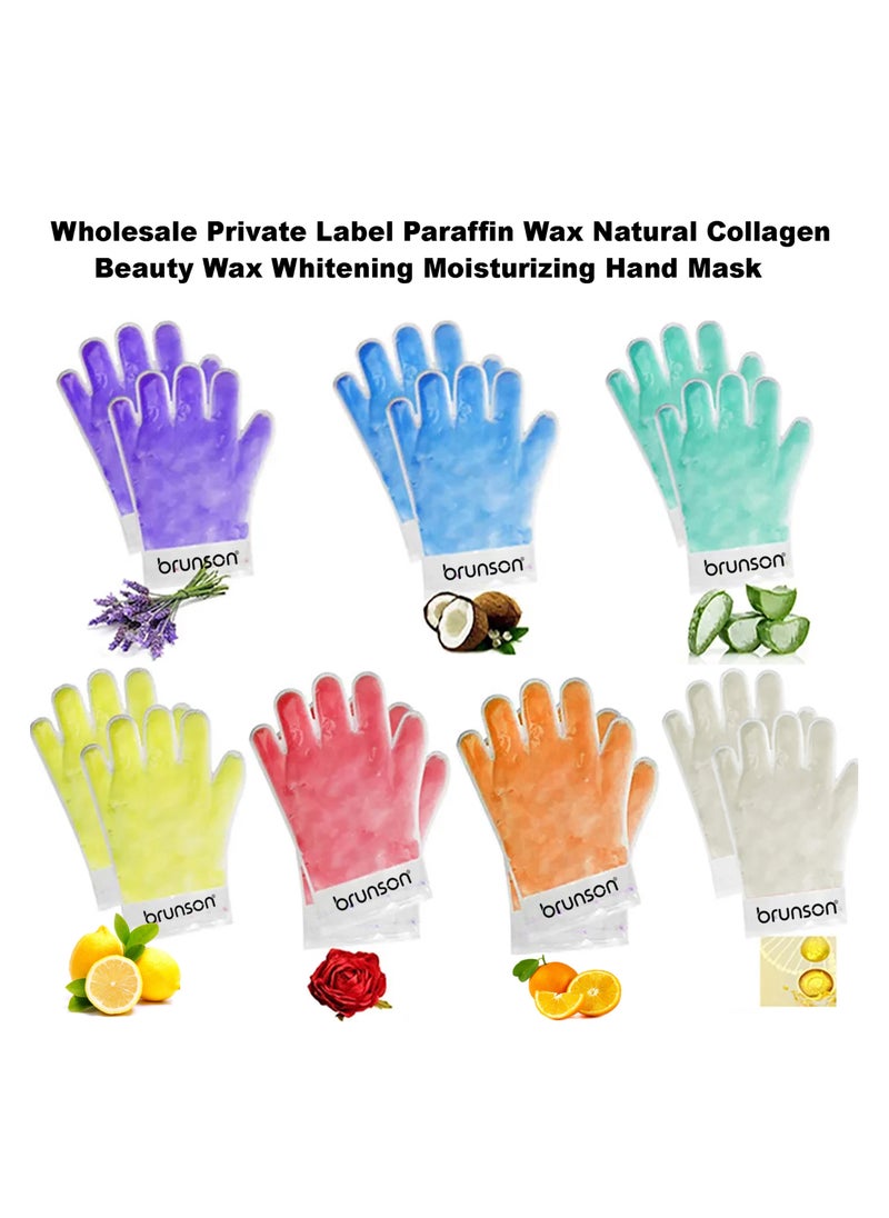 brunson - Paraffin Wax Gloves for Hand Manicure Nourishing Gloves Paraffin Wax For Moisturizing Hydrating Hands Scented Disposable Microwaveable Thermal Therapy Soft Smooth Deeply Hydrates Wax Therapy - Image 1