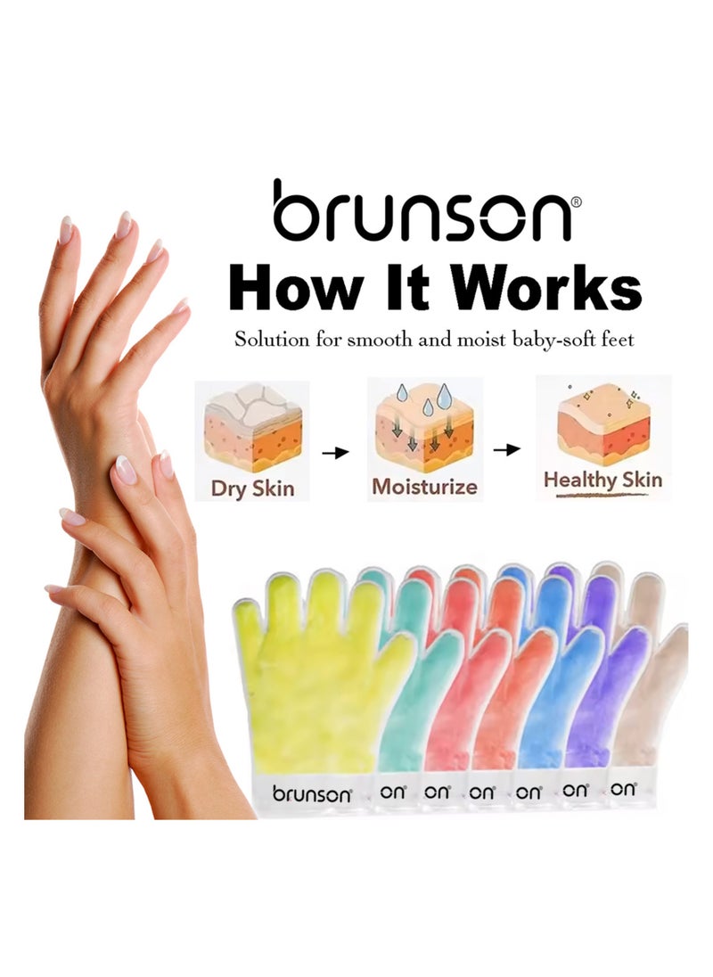 brunson - Paraffin Wax Gloves for Hand Manicure Nourishing Gloves Paraffin Wax For Moisturizing Hydrating Hands Scented Disposable Microwaveable Thermal Therapy Soft Smooth Deeply Hydrates Wax Therapy - Image 1