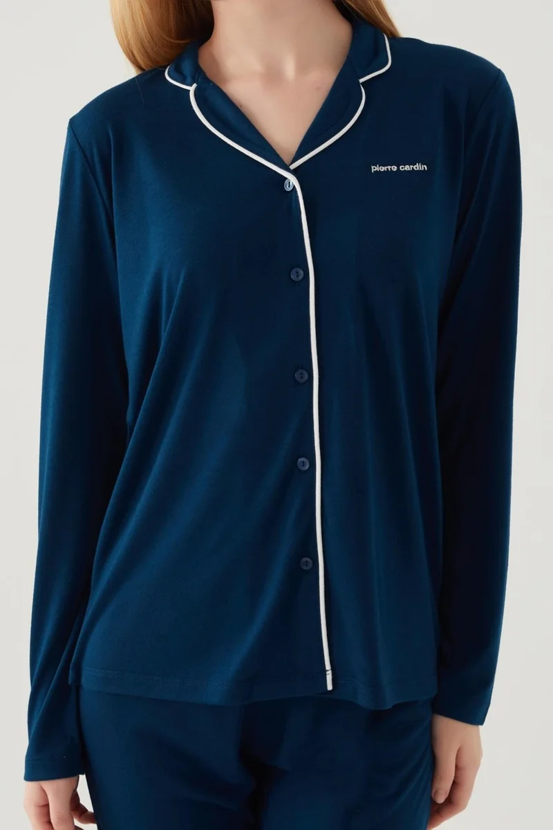 pierre cardin Women's Pajama Set, Buttoned Pajama Set, Boxed Delivery,