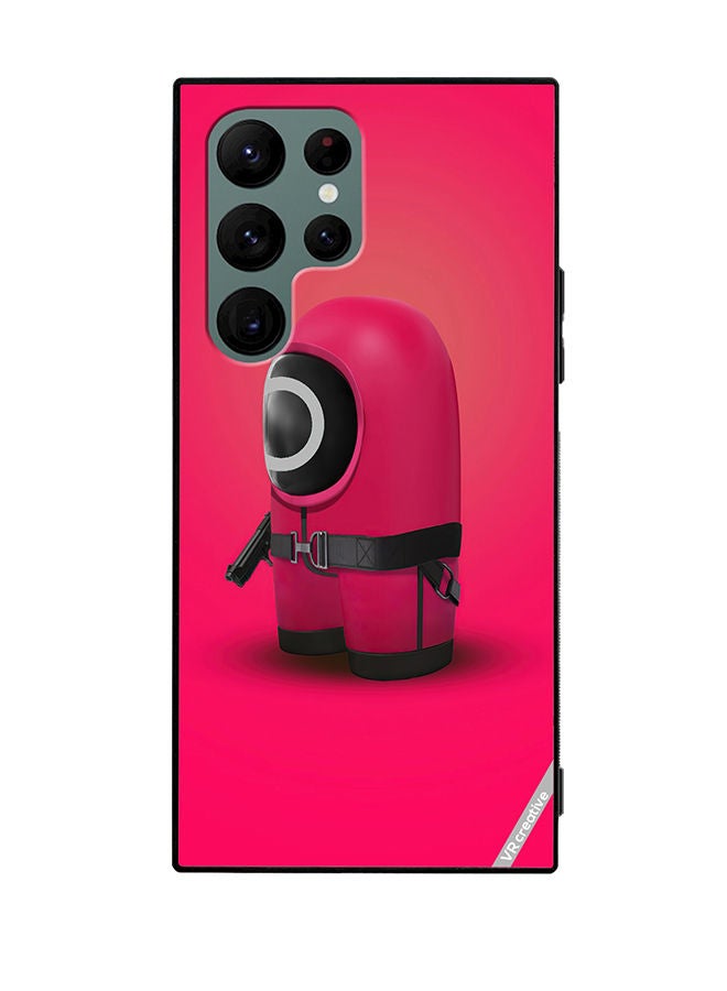 VR CREATIVE Protective Case Cover For Samsung Galaxy S22 Ultra 5G Squid Game Design Multicolour - Image 1