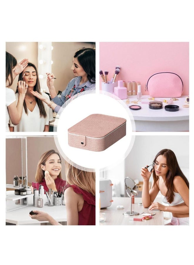 Travel Makeup Bag with Rechargeable Lights. Enjoy stimulating daily makeup application with this large makeup bag with mirrors and LED lighting. Let your beauty shine every moment. Storage space for all your cosmetics and other makeup. The Prince Touch LED Lights are stylish and modern. - Image 4