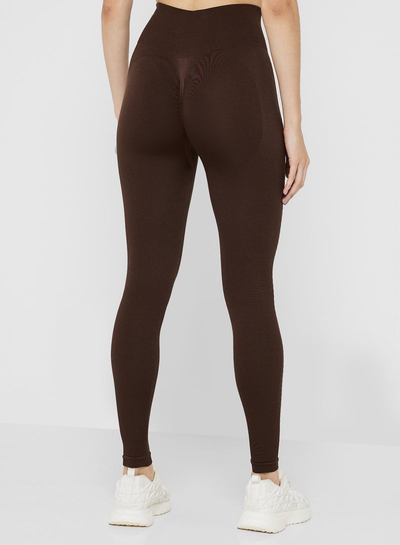 فورورد بنطلون ضيق مضلع بخصر مرتفع - Image 3