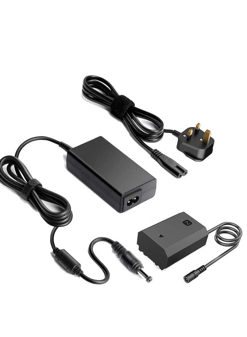 ELTRAZONE طقم شاحن بطارية BC-QZ1 بديل لمحول مصدر الطاقة المتردد NP-FZ100 لكاميرات Sony Alpha A6600 وFX3 وa7C وA1 وA7 III وA7 IV وA7R III وA7R IV وA7S III وA9 وA9 II وA9R وA9S - Image 1