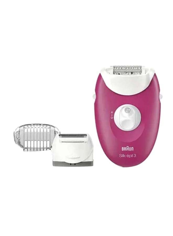 براون ماكينة إزالة الشعر Silk-epil 3 3-420 مع رأسين لتشذيب الشعر - Image 1