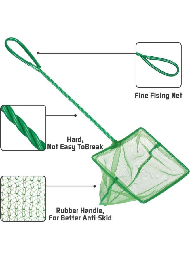 شبكة صيد كبيرة بمقبض سمك أخضر - Image 2