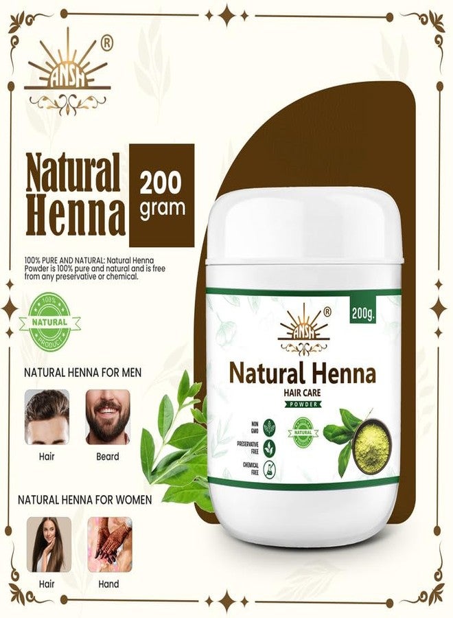 ANSH Indigo & Natural Henna Powder for Hair Care (200g Each) | 100% Natural, Chemical Free, Non-GMO | Hair Color & Conditioner Combo | Hair Dye for Men & Women - Image 3