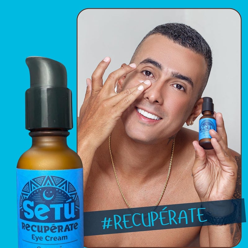 Set Eye Cream for Men Helps Firm Reduce Puffiness with Guaran Suma Root Achiote Helps Awaken Tired Eyes Reduce Dark Circles Wrinkles Lightweight FastAbsorbing 1 fl oz 30 ml - Image 3