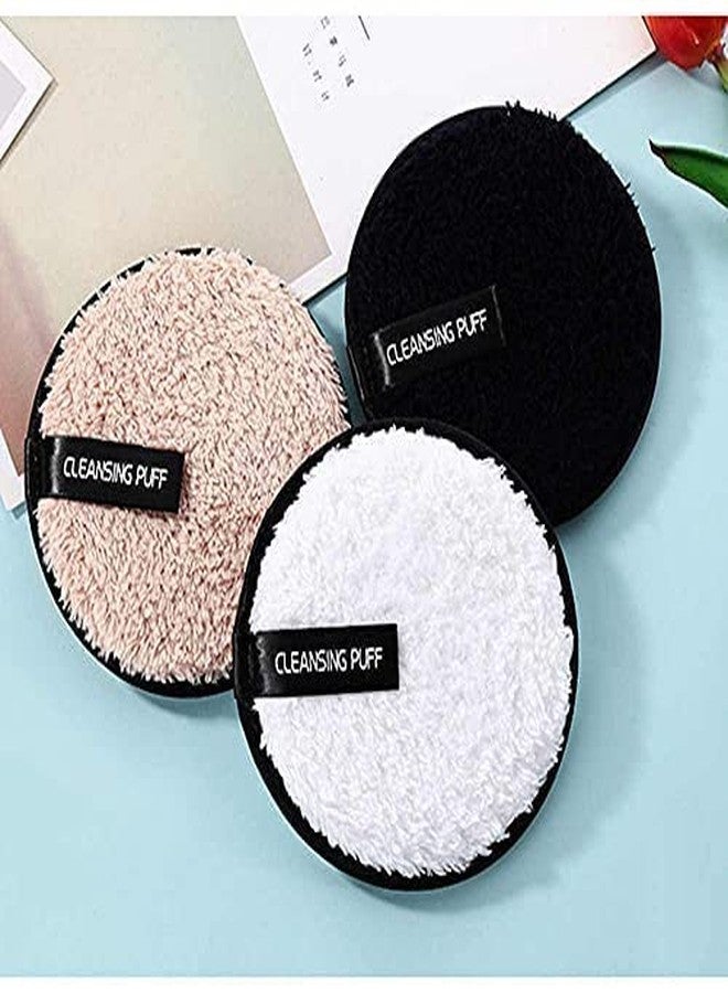 Ruby Face Rubyface Reusable Multi-functional Soft Fiber, Makeup Remover Pads, Facial Cleansing Pads for Face Makeup I Perfect for Chemical Free Removal of Eye Makeup (MULTICOLOUR, PACK OF 2) - Image 2