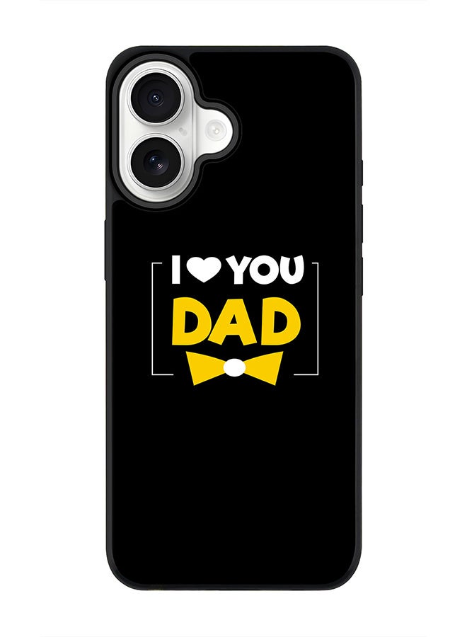 Stylizedd iPhone 17 Case, [Compatible with MagSafe] Slim Magnetic cover Phone Case iPhone 17 -I Loveyou Dad - Image 1