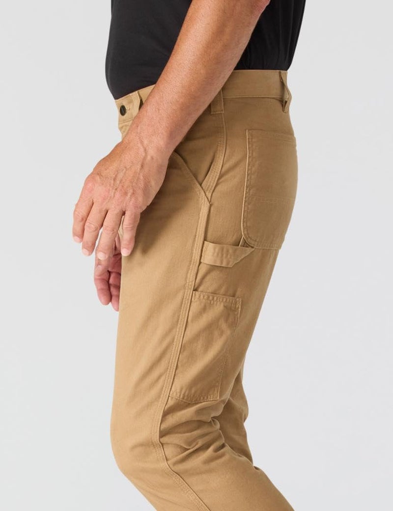 Carhartt Men's Washed Twill Dungaree Pants - Relaxed Fit in Dark Khaki - Image 3