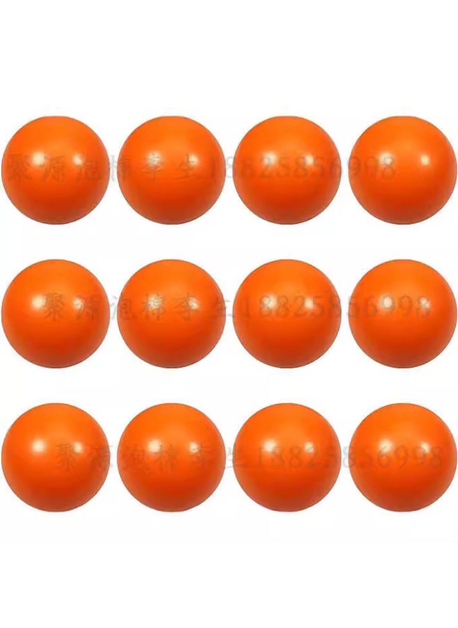 Generic - PU Foam Solid Pressure Ball Smooth Sponge Ball Polyurethane High Elastic Foam Children's Toy Stress Ball-Color:Skin Color-Diameter:80mm - Image 1