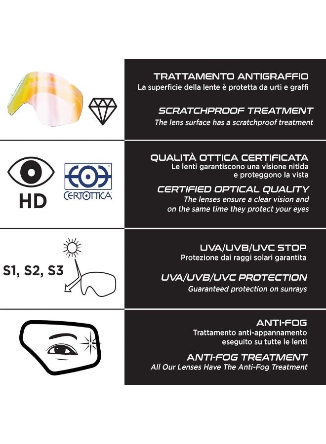 ETHEN GP0607 GP06 Mask Black/White Unisex Adult, Multicoloured, One - Image 3