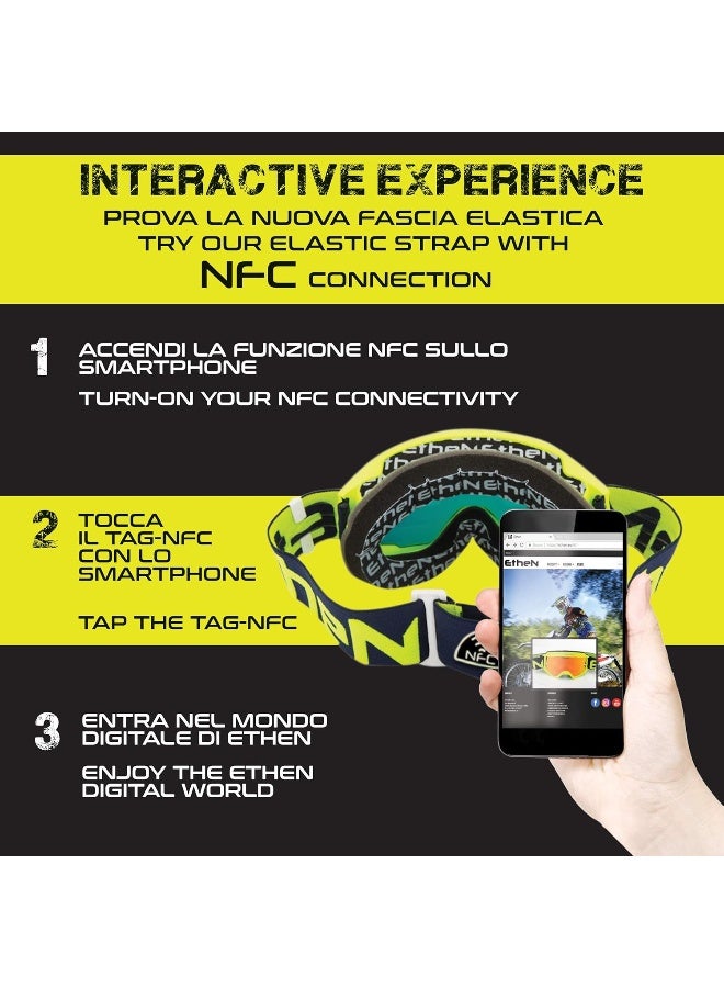 ETHEN GP0607 GP06 Mask Black/White Unisex Adult, Multicoloured, One - Image 4