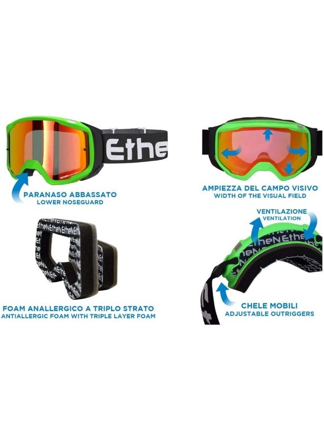 ETHEN GP0607 GP06 Mask Black/White Unisex Adult, Multicoloured, One - Image 2
