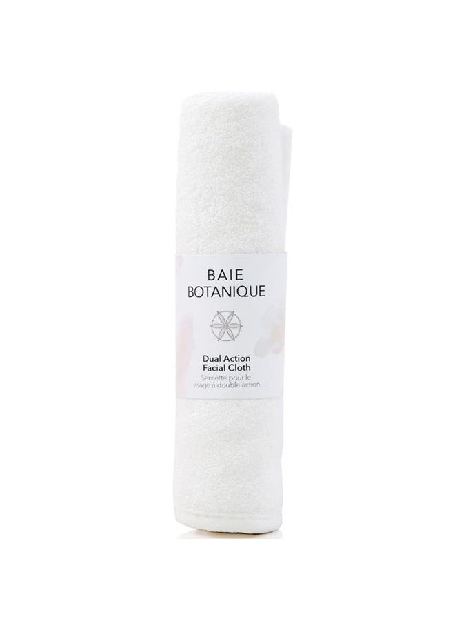 Baie Botanique - Dual Action Facial Cloth, Luxury Cotton Muslin and Bamboo Ultra-Soft Terry - 100% Natural (1) - Image 1