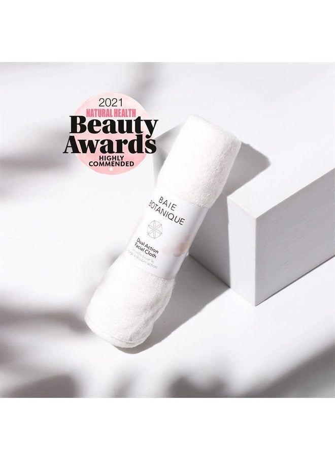 Baie Botanique - Dual Action Facial Cloth, Luxury Cotton Muslin and Bamboo Ultra-Soft Terry - 100% Natural (1) - Image 1