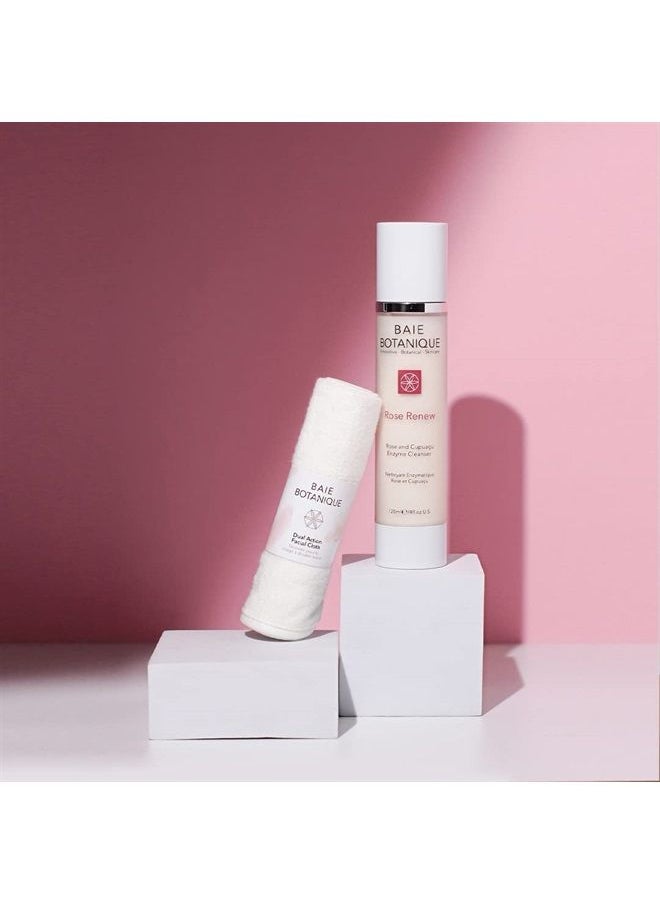 Baie Botanique - Dual Action Facial Cloth, Luxury Cotton Muslin and Bamboo Ultra-Soft Terry - 100% Natural (1) - Image 1
