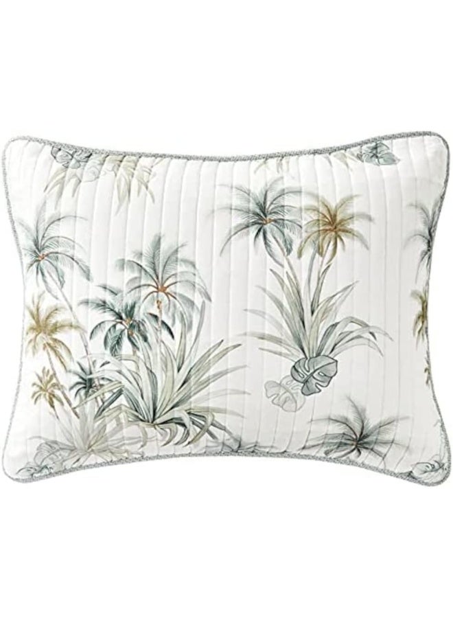 TOMMY Bahama Tommy Bahama - Standard Sham, Cotton Bedding with Envelope Closure, Pre-Washed for Extra Softness  - Image 1