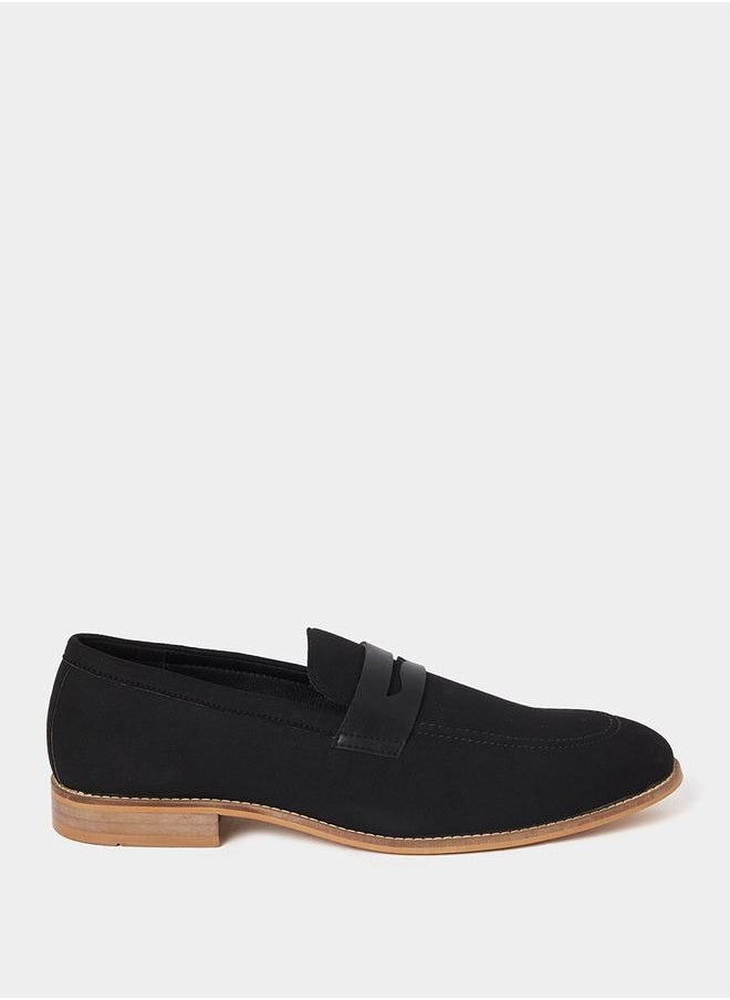 Styli - Faux Suede Slip On Loafers - Image 1