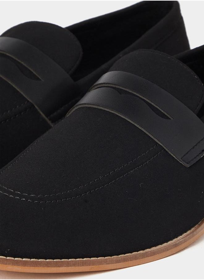 Styli - Faux Suede Slip On Loafers - Image 1