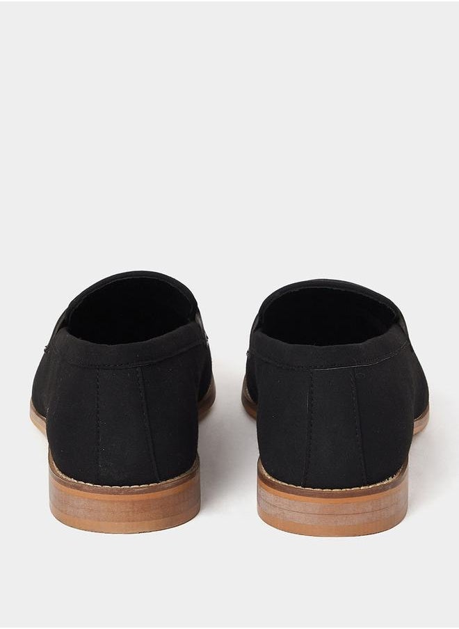 Styli - Faux Suede Slip On Loafers - Image 1