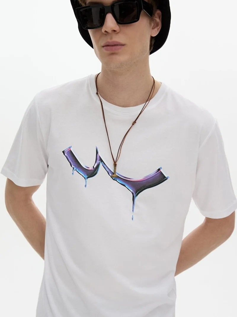 ال تي بي White T-Shirt