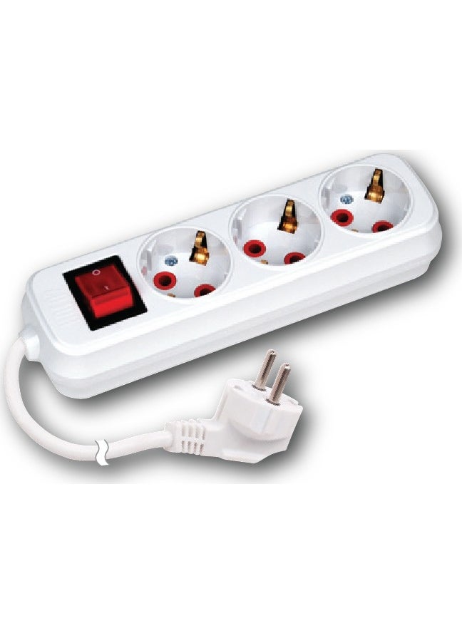 Horoz - Grounded Switch 3-Plus 5M Cable Group Socket - Image 1