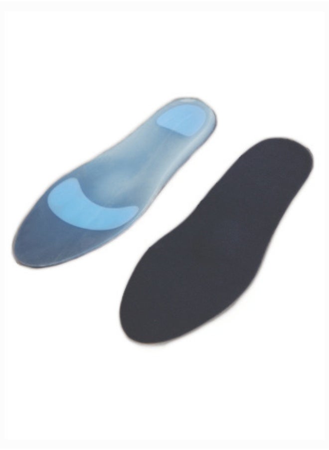 AID PLUS Silicone Insoles With Textile (Medium) - Soft, Comfortable Insoles For Foot Support, Shock Absorption, And Comfort, 60563 