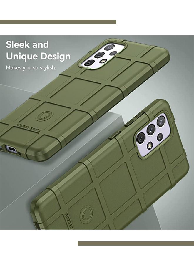 RUGGED SHIELD for Samsung A73 5G Case,Shockproof Galaxy A73 Case, Heavy Duty Drop Protective Samsung Galaxy A73 5G Phone Case, Anti-Scratch Tough Slim TPU Bumper Phone Cover-Green - Image 5
