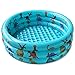 10Leccion Dinosaur Inflatable Baby Pool Small Toddler Blow Up 3 Rings Round Pad Pool OutdoorIndoor Play Center with Ball Pit Toys 48x12 - Image 3