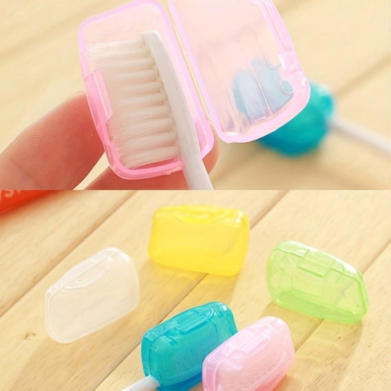 Portable Toothbrush Case 20pcs Travel Storage Box Easy Clean Holder Style20 - Image 5