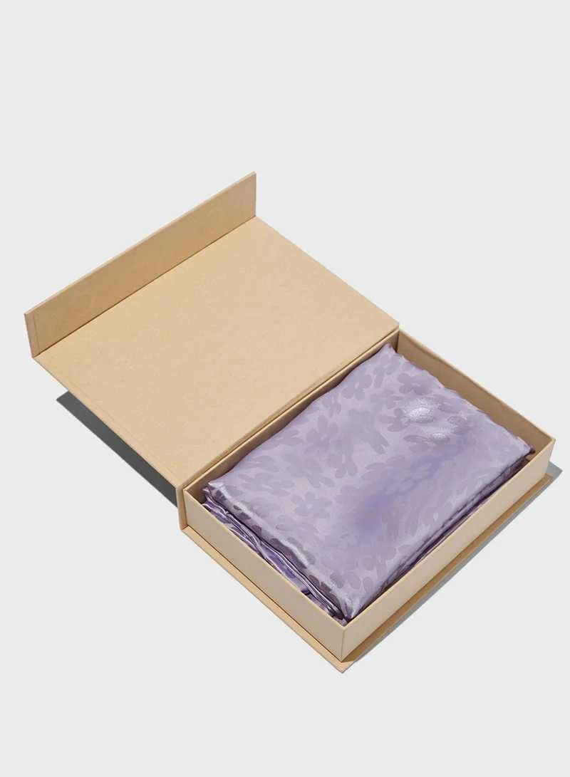 Cotton On Body Warped Thistle Jacquared Satin Pillow Slip Duo