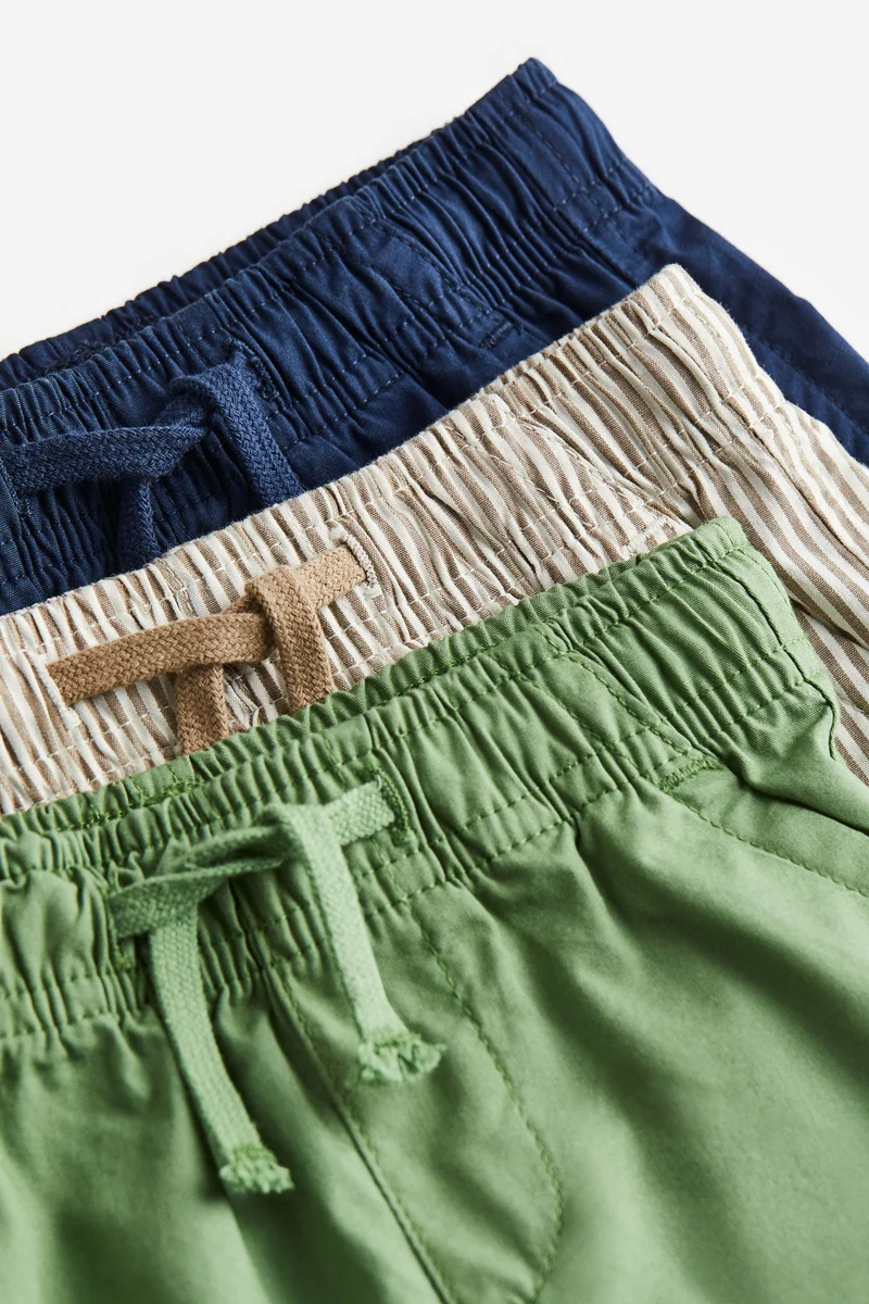 اتش اند ام شورت من القطن - عبوة 3 قطع