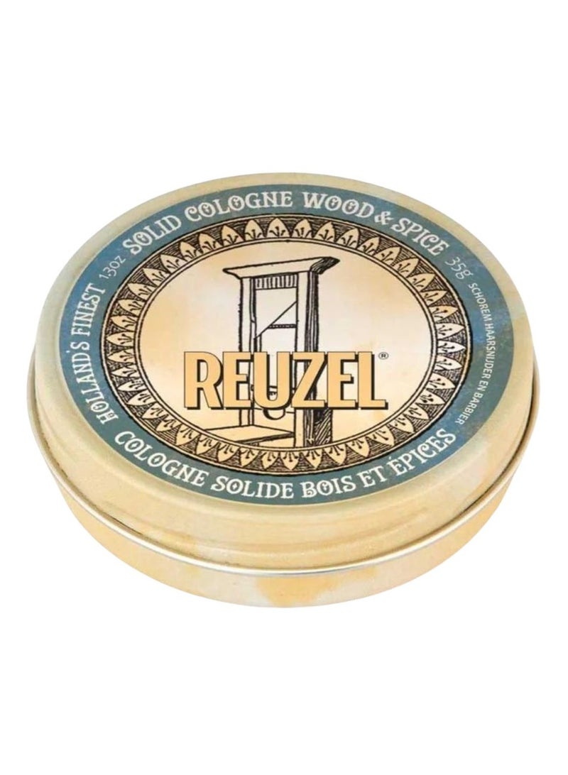 Reuzel Wood & Spice Solid Cologne Balm 35g - Image 1