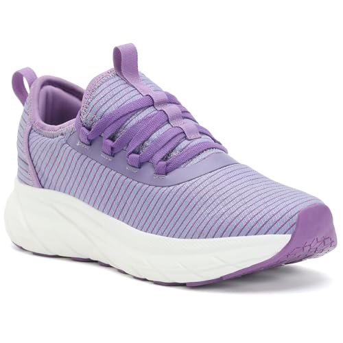 AVANT Women's Sapphire Running Shoes-Superior Traction,Anti Skid, Lightweight, Multi Directional Flexibility, Enhanced Cushioning, Sports Footwear (AVWSH022CL01UK8_Purple_UK 8) - Image 1