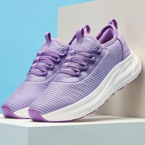AVANT Women's Sapphire Running Shoes-Superior Traction,Anti Skid, Lightweight, Multi Directional Flexibility, Enhanced Cushioning, Sports Footwear (AVWSH022CL01UK8_Purple_UK 8) - Image 2
