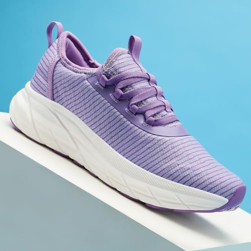 AVANT Women's Sapphire Running Shoes-Superior Traction,Anti Skid, Lightweight, Multi Directional Flexibility, Enhanced Cushioning, Sports Footwear (AVWSH022CL01UK8_Purple_UK 8) - Image 5