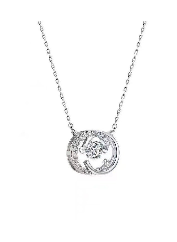 Goolsky Dancing Heart Silver Necklace – Dopamine Jewelry for Women, Minimalist Graduation Gift with Small Luxury Vibes, Non-Fading Daily Wear - Image 2