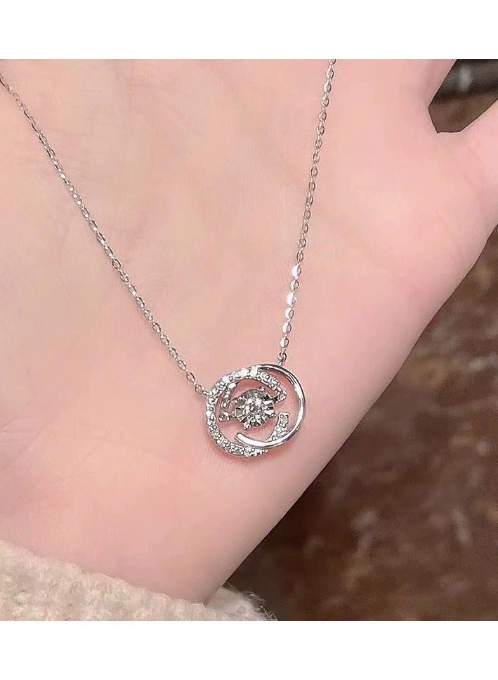 Goolsky Dancing Heart Silver Necklace – Dopamine Jewelry for Women, Minimalist Graduation Gift with Small Luxury Vibes, Non-Fading Daily Wear - Image 3