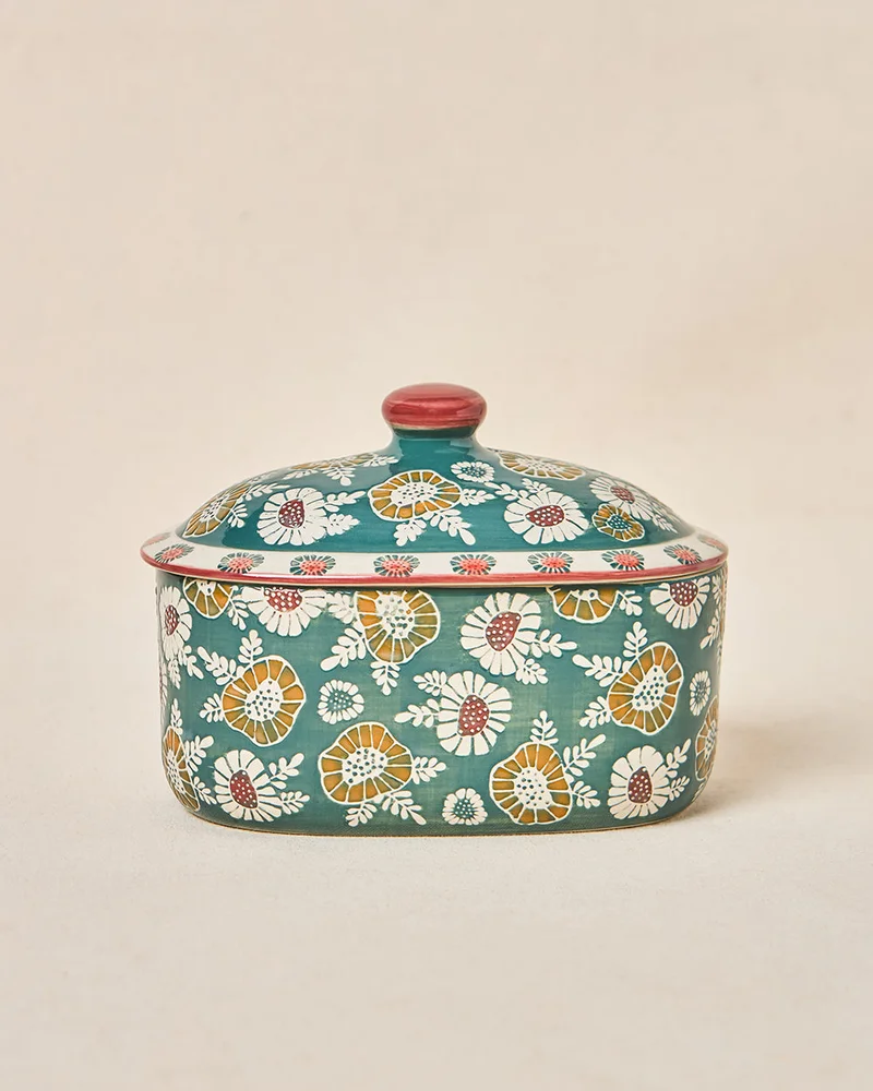 Chumbak Wildflower Casserole, 900ml | Lost in Paradise