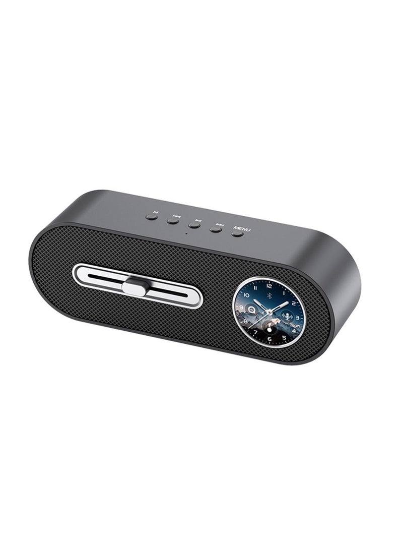 مكبر صوت ذكي JY78 Pro بتقنية الذكاء الاصطناعي، يدعم بطاقة TF، تشغيل USB، منفذ AUX، اتصال سلكي، خاصية مراقبة ضوضاء النوم، ترجمة فورية بنقرة واحدة، مترجم صوتي، تنبيهات الموسيقى، منبه، البحث عن الهاتف، ميزة Wearfit، مذكرة صوتية بتقنية الذكاء الاصطناعي، حالة الطقس، التقويم، إيقاظ الهاتف، مساعد صوتي، راديو FM - Image 1