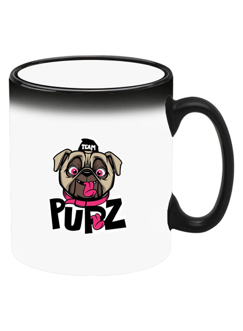 Theodor Color Changing Heat Sensitive Ceramic Mug, Image Revealed When HOT Liquid is Added! pupz - Image 2